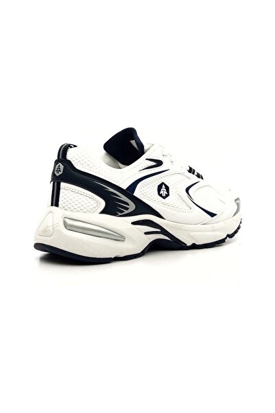 Hammer Jack 24038 White Navy Blue Navy - Orthopedic Comfortable Sneaker Sneakers