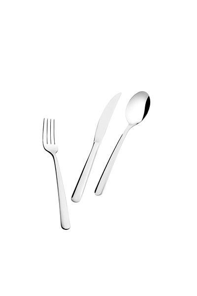 Karaca Vesper 24 Piece Elegance Dessert Fork Spoon Knife Set Çkb