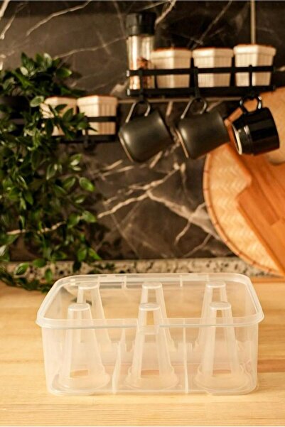 Hayveys Water Cup Storage Box for Travel and Picnics - Caravan Cup Holder