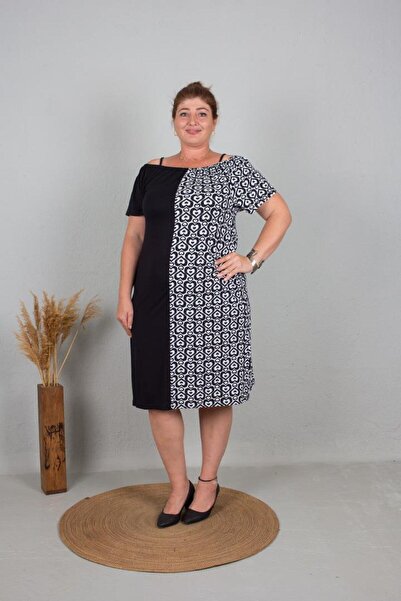 Truva XXL TruvaXxl Plus Size Black Sling Dress - Clothing Elb685