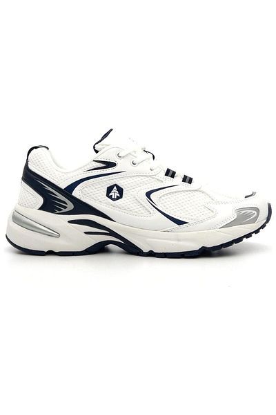 Hammer Jack 24038 White Navy Blue Navy - Orthopedic Comfortable Sneaker Sneakers