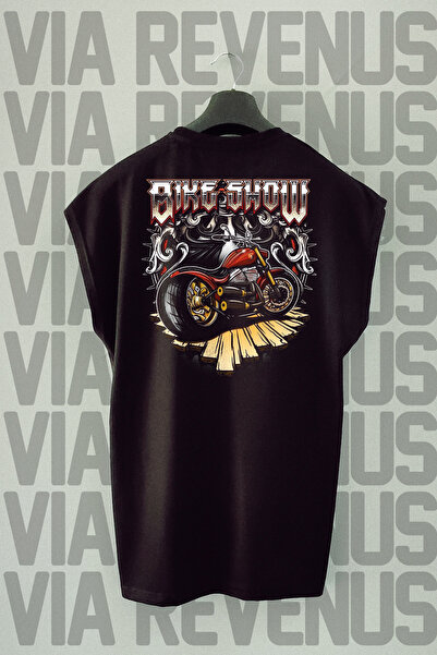 Vordevia Motociklistička izložba bicikala Black Sport T-shirt - Leđa Štampano...