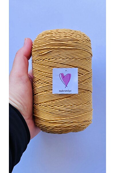 Makromİps PREMIUM 200g - SLIM SUPRA CANDLED STRING Macrame Brand Bag Runner, American Service Hobby Hand Organ String
