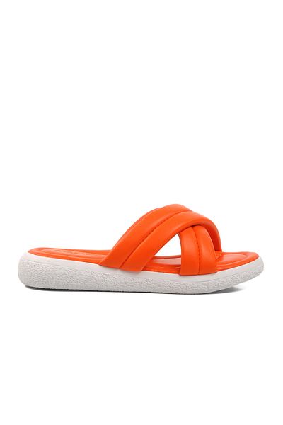 AYAKMOD Papuci de damă model portocaliu 0706