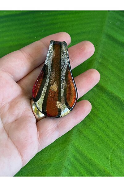 Gönülden Tasarım 6X3 CM GLASS Melting - Αξεσουάρ κοσμήματος μενταγιόν ζωγραφι...