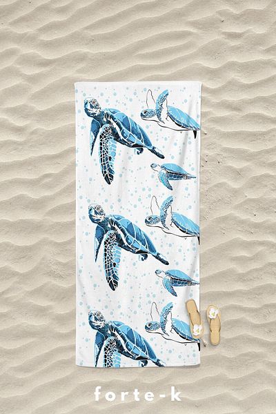 Fortek Home King Size 75*150 CM Beach Towel - Summer