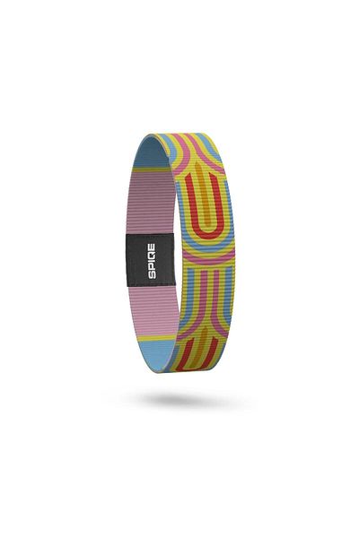 SPIQE Fun - Recycled Unisex Elastic Printed Bracelet And Reminder Card