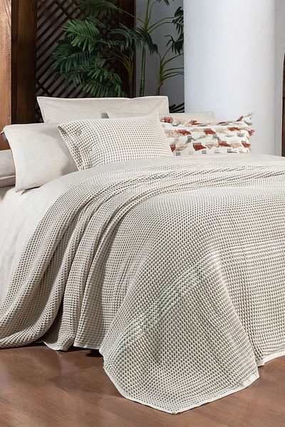Sarev Polendia Double Bedspread - 100% Cotton