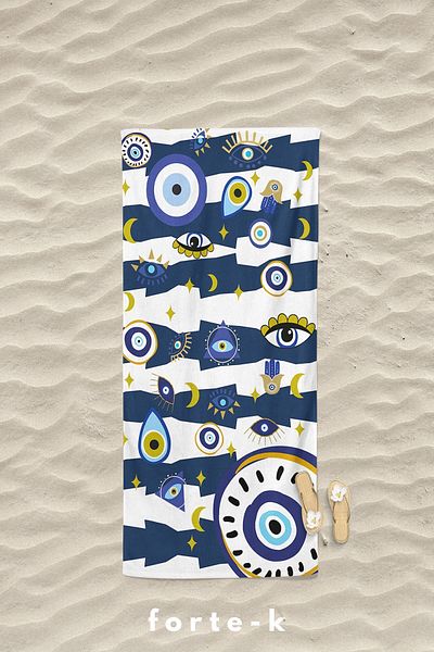 Fortek Home King Size 75*150 CM Beach Towel - Summer