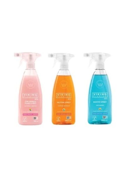 Viking Sprey Temizlik Seti 750 ml X 3 Adet