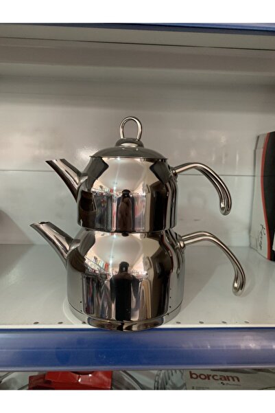 Papatyam Sude Metal Saplı Mini Boy Çaydanlık