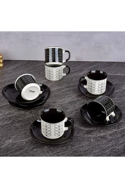 Tohana 6-Piece Porcelain Tea Cup Set 6-Piece Thn12509