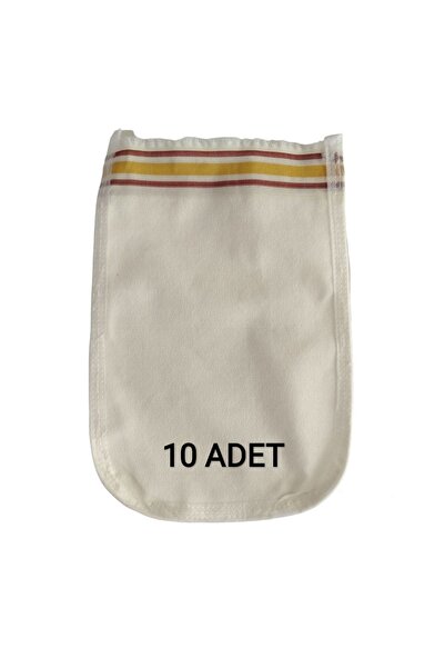 Prusament 10 Adet (Orta Kalınlık) Sert Doğal Floş İpek Hamam ve Banyo Kesesi