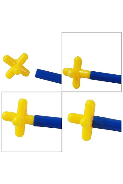 TOMBİ-X Bambu Pipet Çubuğu Zeka Hayal Gücü Geliştirici Ve Egitici 600 Parça Eğitici Oyuncak Toys 3+ yaş