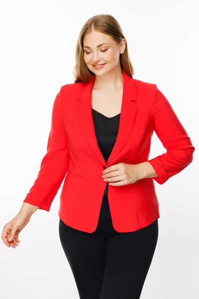 Ekol Single Button Striped Jacket