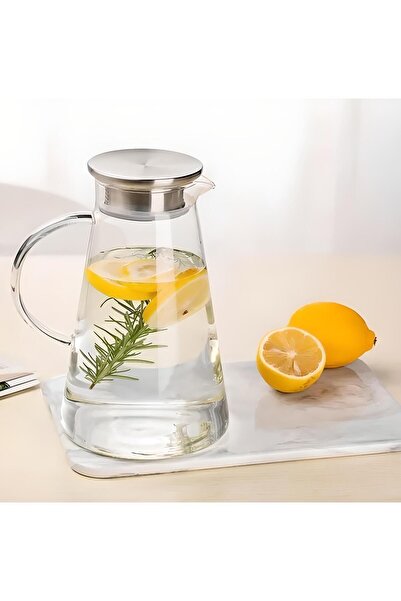 Rossel Premium Lüks Borosilikat Cam Sürahi 1800 ml Gph28