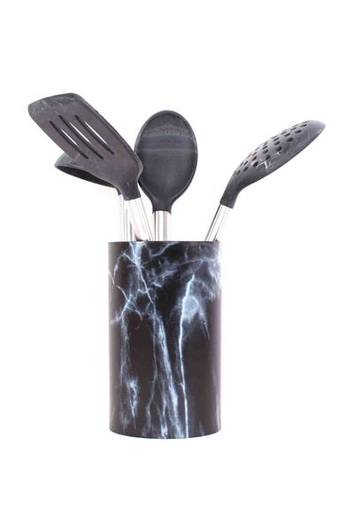 Paçi Silicone 5 Piece Marble Patterned Ladle Set
