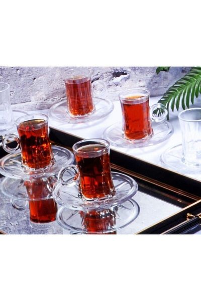 Kosova Glass 6-Piece Tea Set 0105