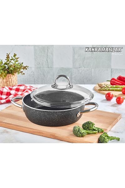 Kahramanlar No. 28 Stone Karnıyarık Pot Black 3402