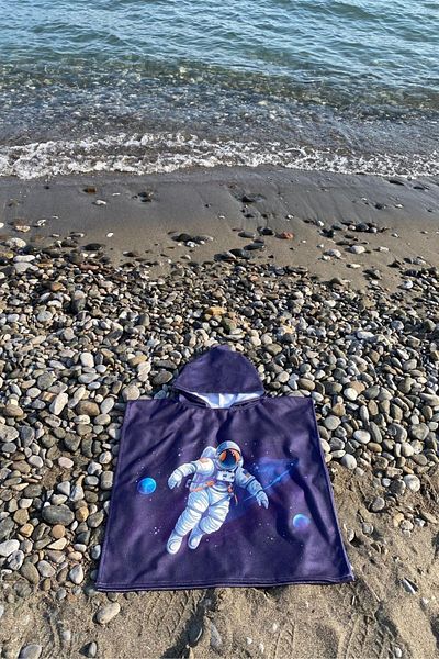 Dotamess Children's Poncho Beach Towel - Sea Towel