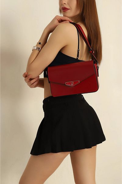 citycenterfashion Γυναικεία τσάντα φακέλου με 3 τσέπες με επένδυση και κούμπωμα τσάντα χειρός και μπράτσου cty-lbn-3244