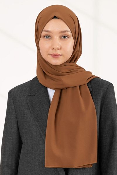 hijabchi Εισαγόμενο μετάξι Medina - Milk Coffee