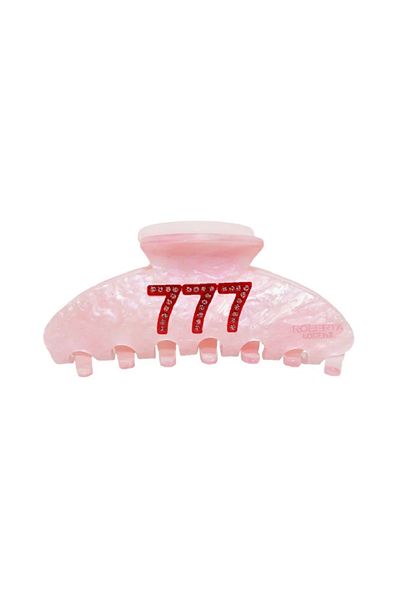 Roberta Lorenz 777 Lucky Angel Pink Special Rhinestoned Latch Buckle, Bone Material