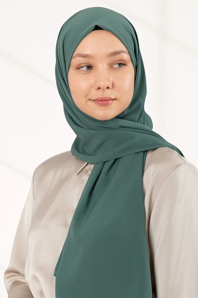 hijabchi Imported Medina Silk - Pine Green