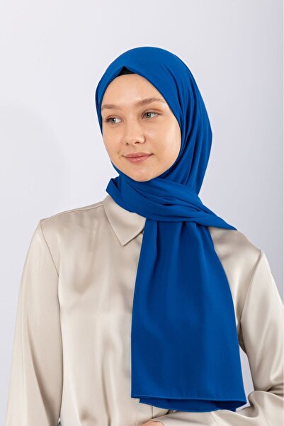 hijabchi Mătase Medina importată - Albastru de noapte