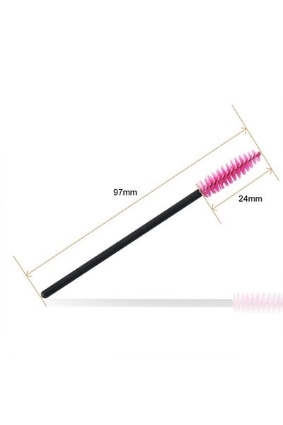LARİN kozmetik Larin Eyebrow and Eyelash Brush 10pcs