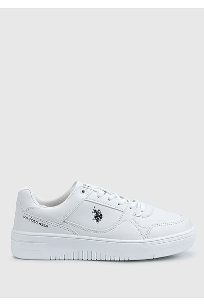 U.S. Polo Assn. White Lee Women's Sneakers