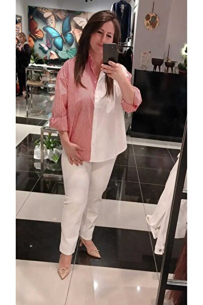 DAMLA BUTİK EREĞLİ DAMLA ATAKAN ÇİZGİLİ GÖMLEK