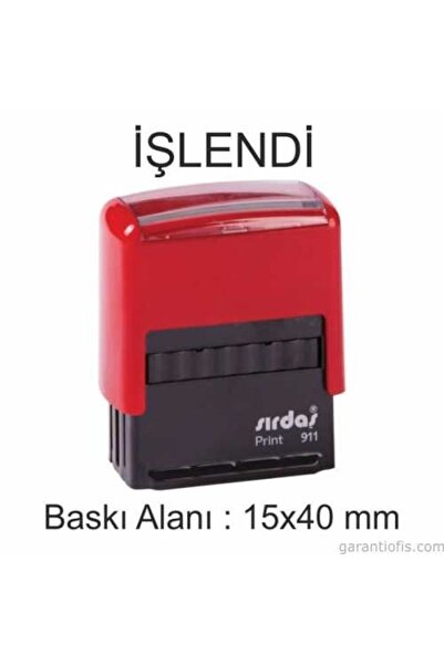 Sırdaş Otomatik Işlendi Yazılı Kaşe