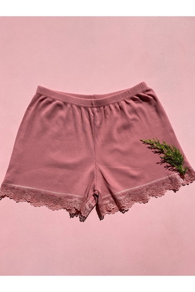 MODALİNOSA 4-Piece Lace Camisole Boxer Set - Blue, Dried Rose, White, Green