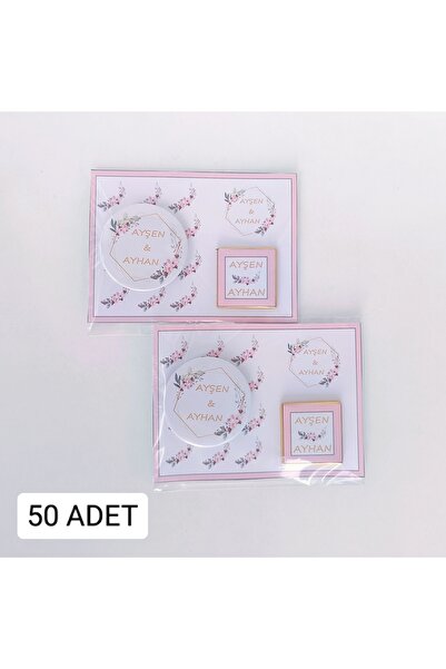 ORGANİZASYON HEDİYEM 50 ADET SÖZ-NİŞAN-KINA-DÜĞÜN-MEVLÜT-SÜNNET-DOĞUM GÜNÜ HE...