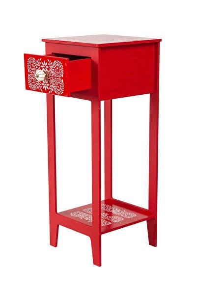 Orta Sofa Kırmızı mini dresuar