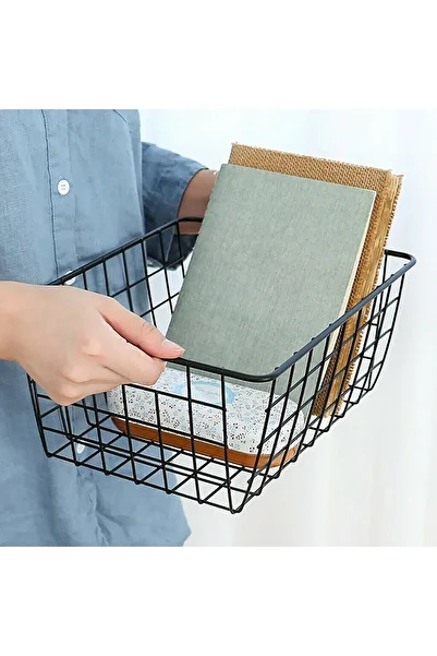Armarks 6 Pieces of Wire Basket, Desktop Organizer, Organizer Basket, Organizer, In-Cabinet Organizer