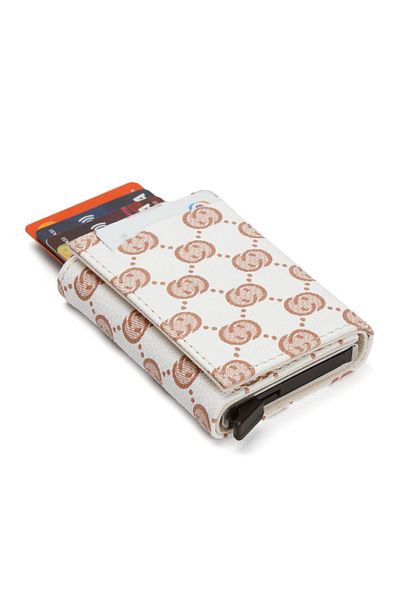 Newish Unisex Mechanism Patterned Wallet and Card Holder