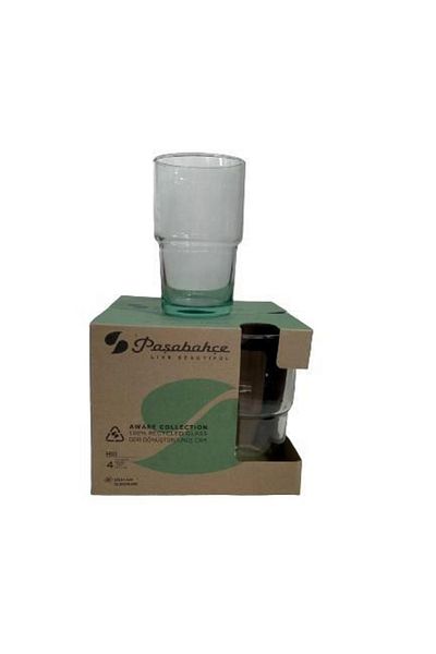 Paşabahçe 1199545 Avare Hill Soft Drink Long Drink 440cc 4 Windows