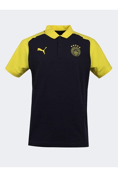 Fenerbahçe Σετ μπλουζάκι και μολύβι Hoca Yellow Navy Polo Collar - Με Ξύλινο Κουτί