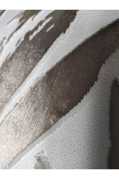 Evcimenhome NEW PRODUCT Velvet throw pillow cover 43cmX43cm color: milk on ecru coffee Palm ecru