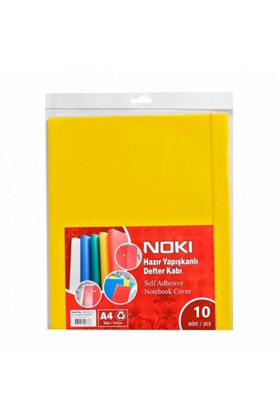 Noki Noki A4 Ready Notebook Box - Yellow, 10 Pieces, 60163-10