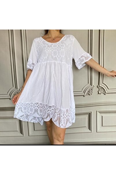 PHUTİ COLLECTION Κομψό φόρεμα με λεπτομέρεια Italian Cuber