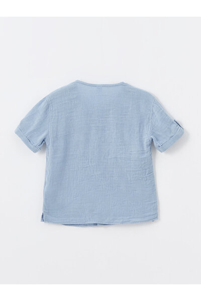 LC Waikiki Košile LCW Crew s krátkým rukávem pro chlapečka