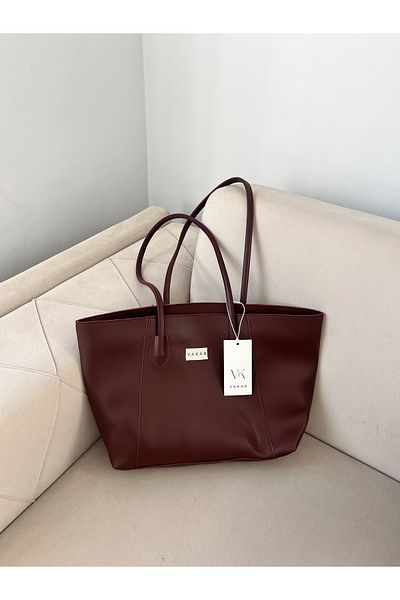 Vakar Premium Quality - Soft Leather, Zippered and Lined Shoulder Bag Multi-Purpose