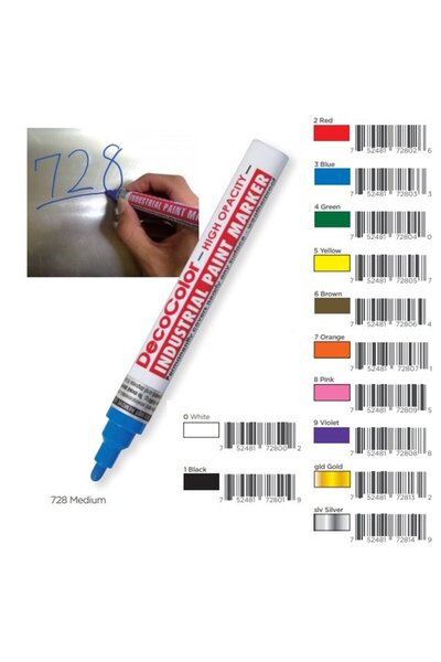 Marvy Decocolor 728 Turuncu Paınt Marker