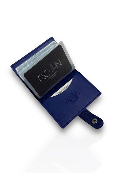 Roan Vegan Transparent Card Holder & Wallet Δερμάτινη εμφάνιση Εγχώριας παραγωγής 10 τμχ με διάφανες και τσέπες για κάρτες!