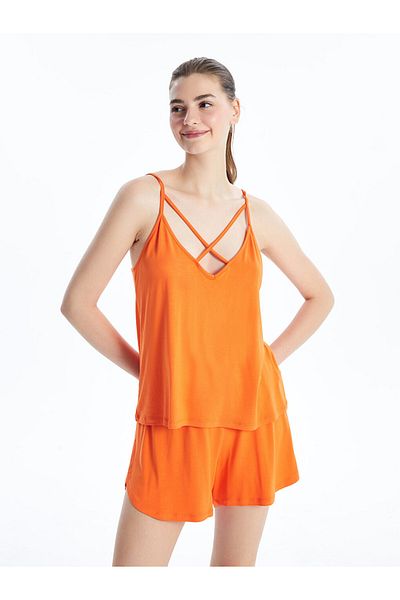 LC Waikiki Set de pijama pentru femei cu decolteu în V - LCW