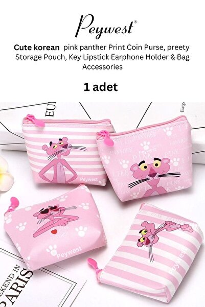 PEYWEST Zippered Korean Mini Coin Purse - 12cmx10cm