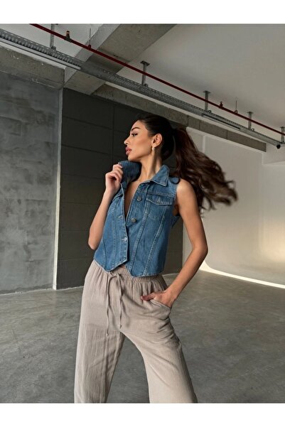 ALYA BUTİK Jean Vest